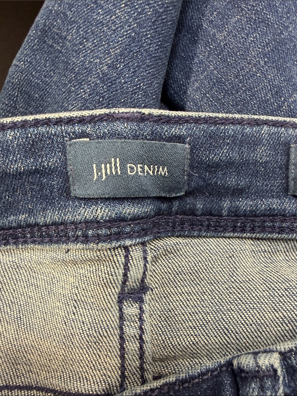 J. Jill Denim NWT Blue Neptune Wash Authentic Fit Slim Ankle Jeans Size 2P - Picture 7 of 9